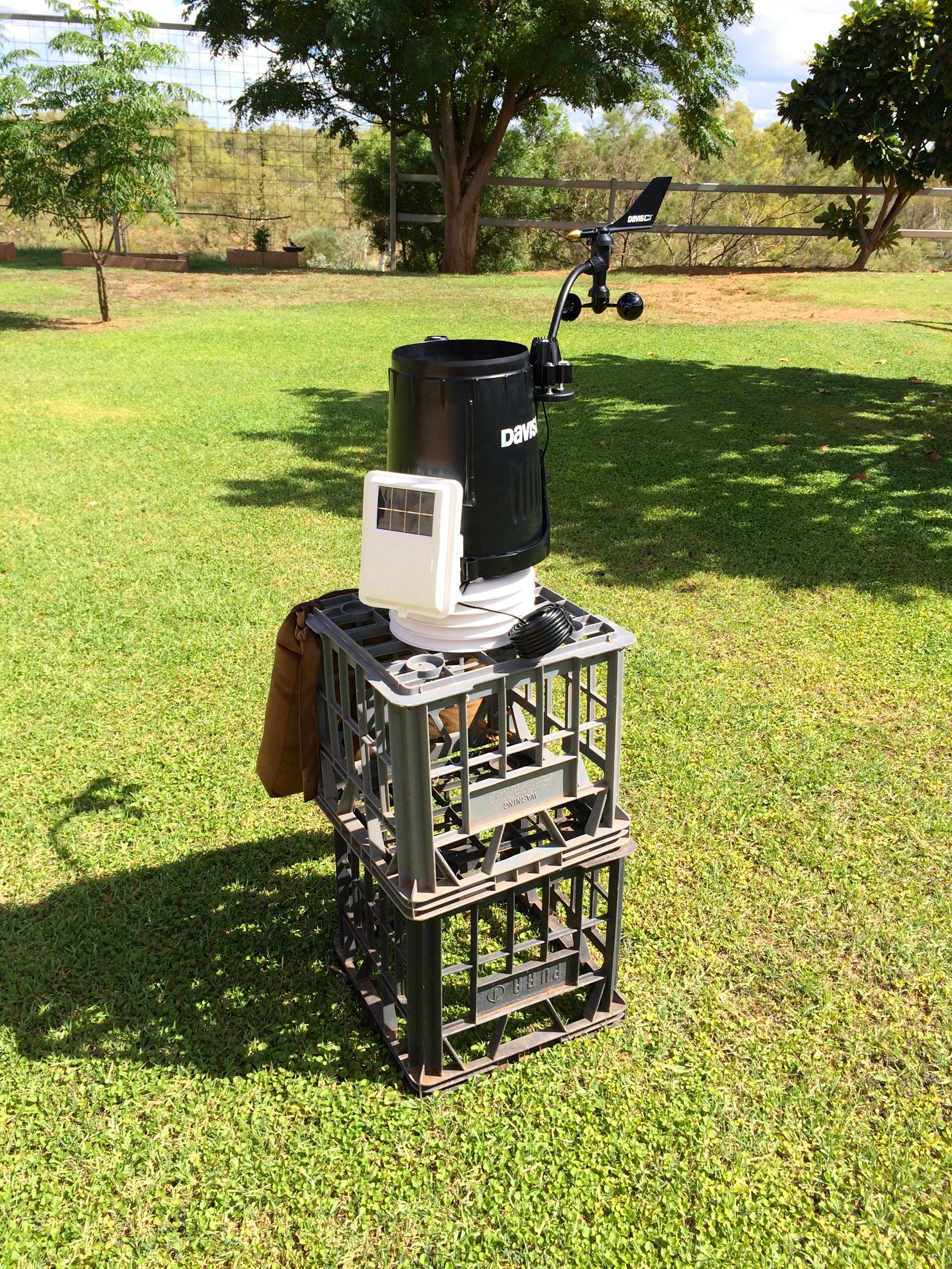 Outdoor testing of Davis Weather station