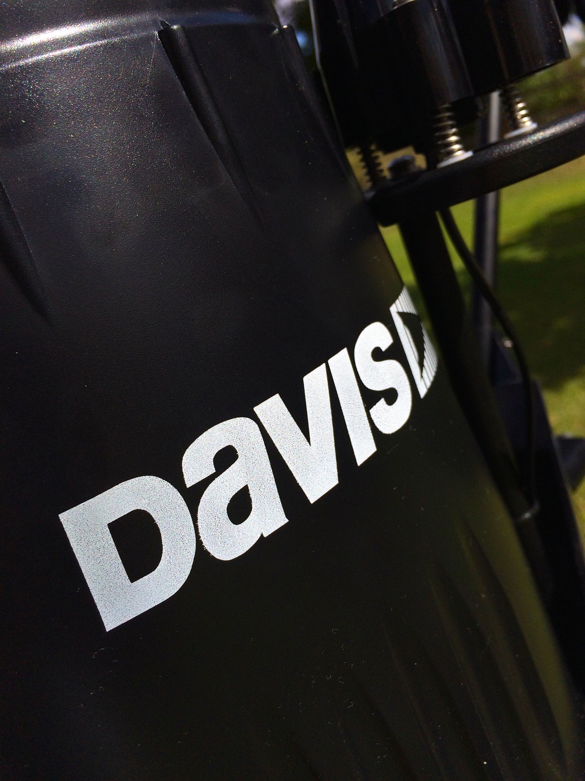Close up of Davis weather station